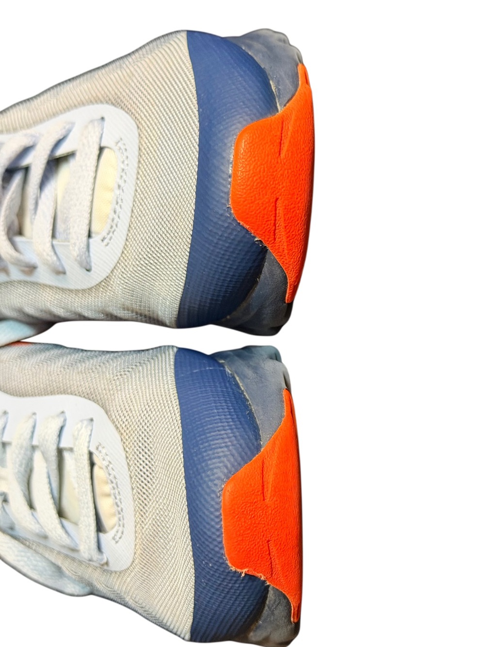 Nike Lightweight Mesh Running Sneakers in Sky Blue with Orange and Navy  Accents - Picture 4 of 9